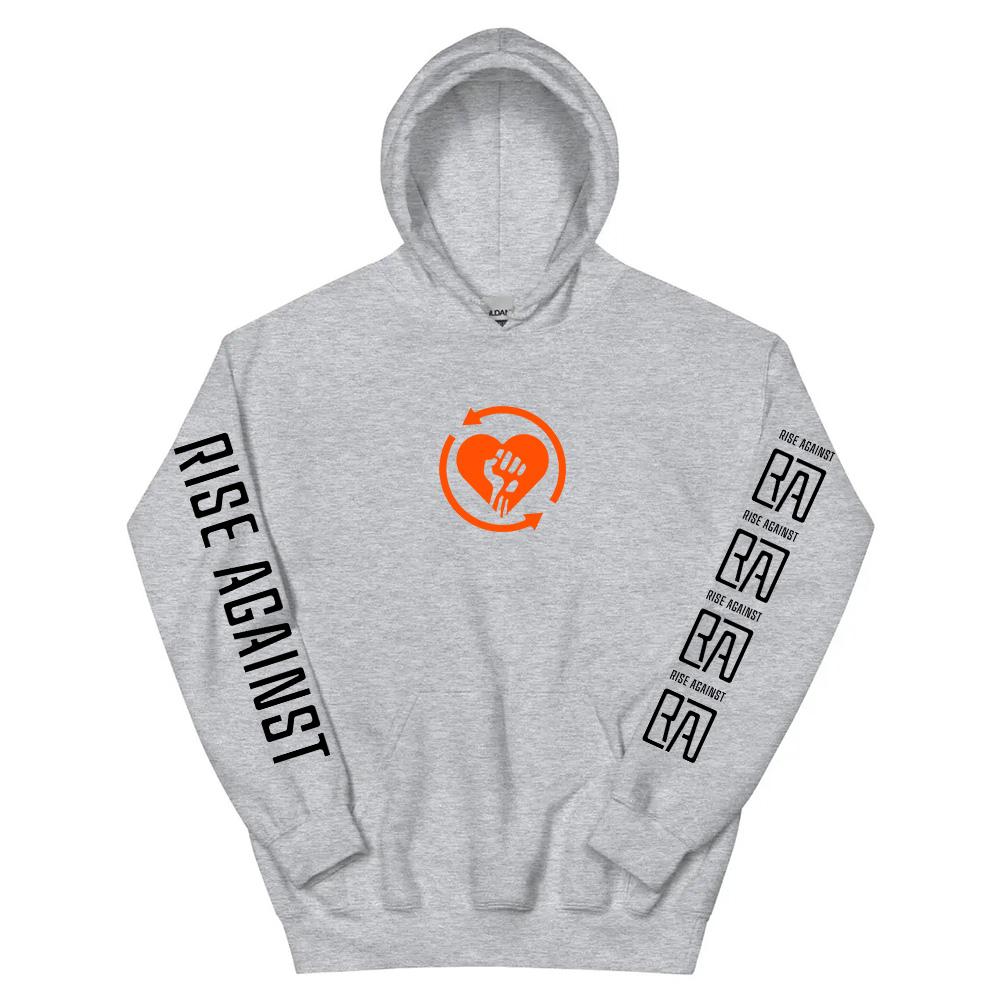 2025 Heartfist RA Printing Hoodies RISE AGAINST RICOCHET Album Sweatshirt Langarm Tasche Unisex Streetwear Herrenbekleidung Top
