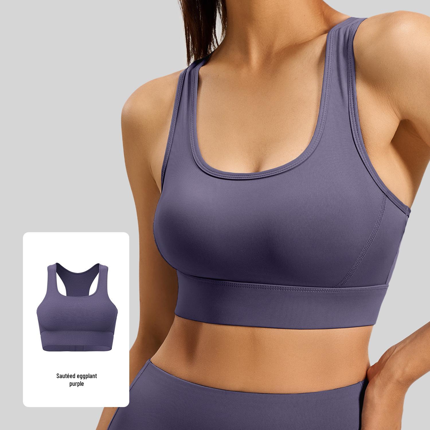 

Women s High-Impact Sports Bra - Back Buckle Yoga Fitness Top XXL