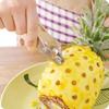 Gerinkoken Pineapple Peeler, Strawberry Peeler, Vegetable Peeler, Pineapple Peeler with Tweezers, Stainless Steel Pineapple Cutter, Pineapple Eye Remo