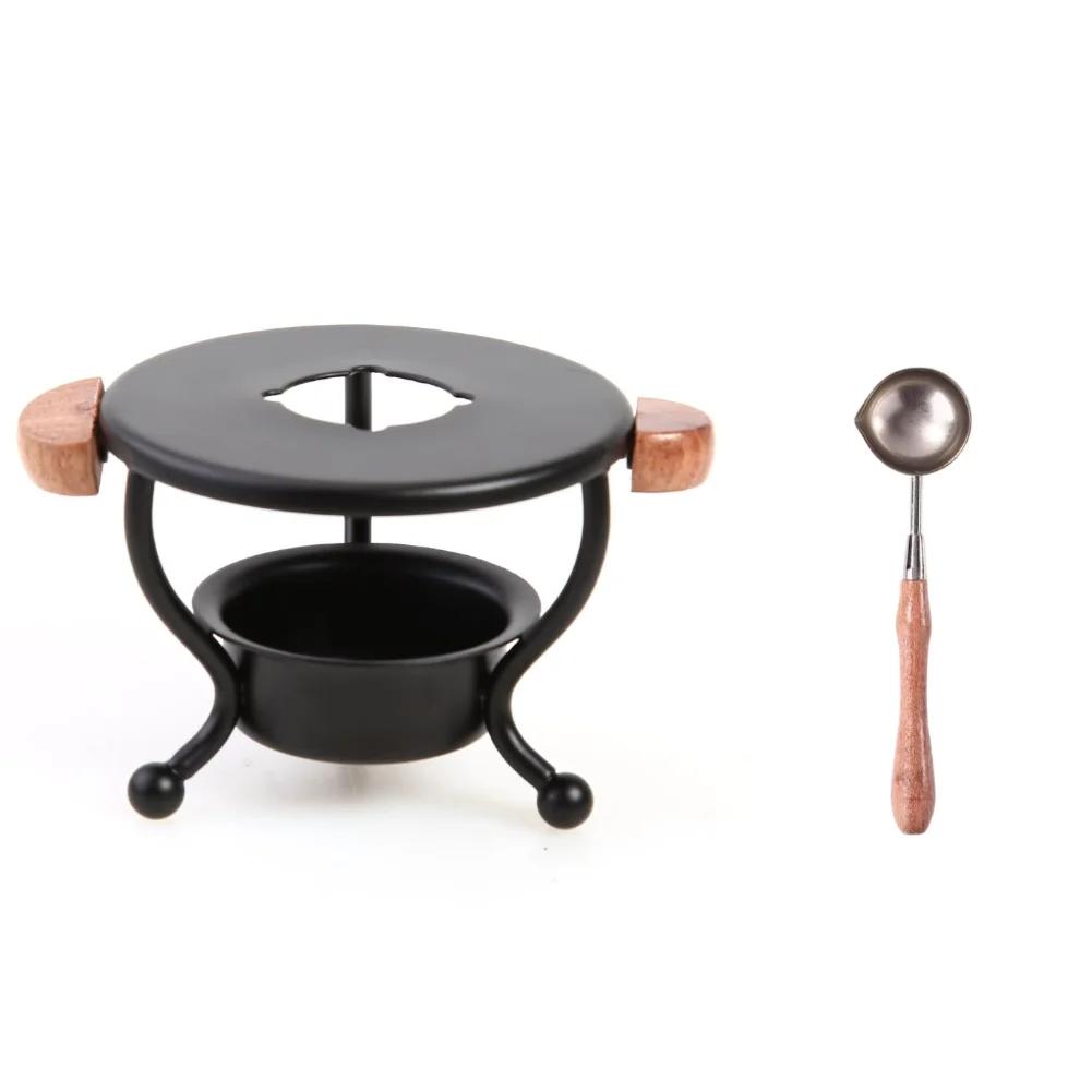 Deer Greeting Card Melting Glue Stamp Stick Stove Sealing Wax Furnace Pot Wood Fire Lacquer Small Melting Furnace