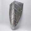 71.12 Cm Medieval Leaf Design Pointed Shield, Larp Re-enactment Cosplay Heater Shield, Functional Armour Knight Battle Shield