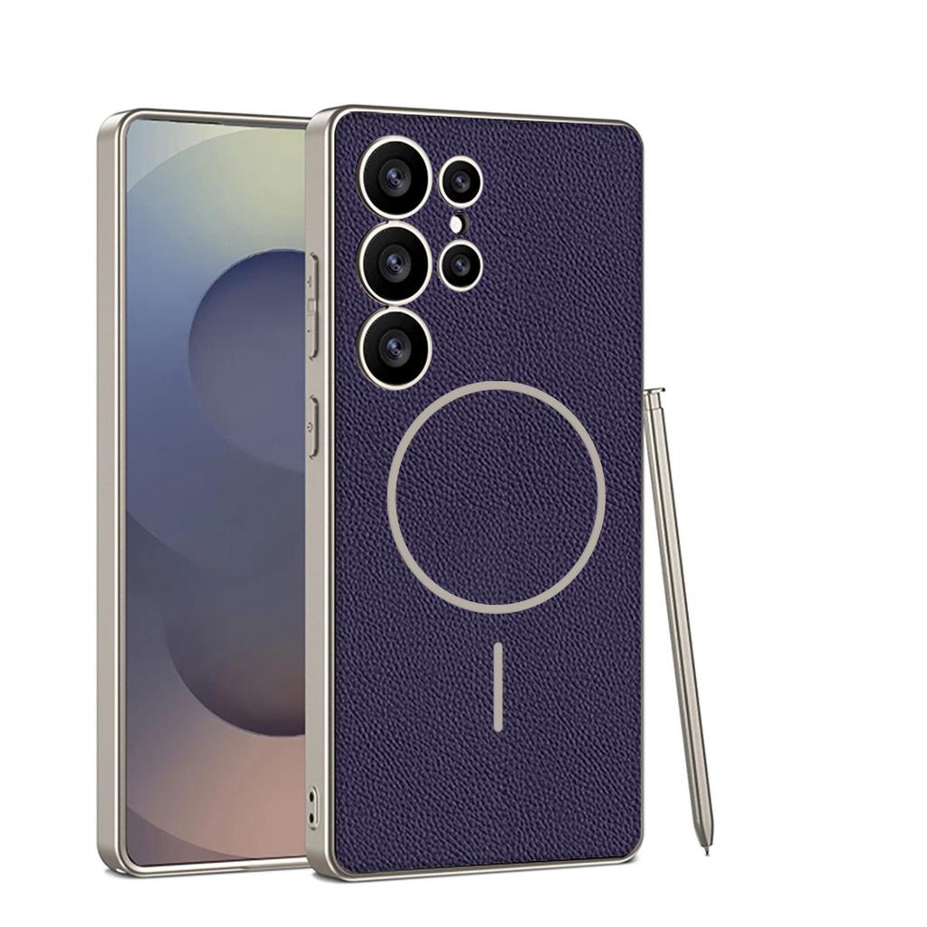 Samsung S25Ultr Premium Mobile Phone Case Thin Circle Magnetic Magsafes25Ultra Wireless Charging Japan and South Korea