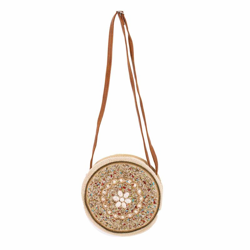 

Сумочка в тон zccb-221126 Женская ИЗУМРУДНАЯ Petit бежевый