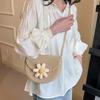 Spring New One-shoulder Crossbody Bag Beach Casual and Beautiful Korean Cotton Thread Braided Beach Bag Vacation