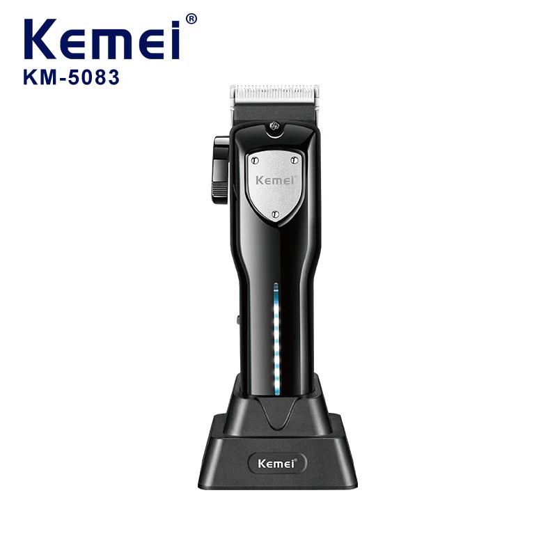 

Kemei Km-5083 Регулируемая насадка для порошковой металлургии, триммер для волос, интеллектуальный дисплей, свет, низкий уровень шума, машинка для стрижки волос