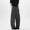 American High-end Suit Pants Men's Fashion Solid Color Loose Casual Pants Straight Wide-leg Drape Versatile Long Pants