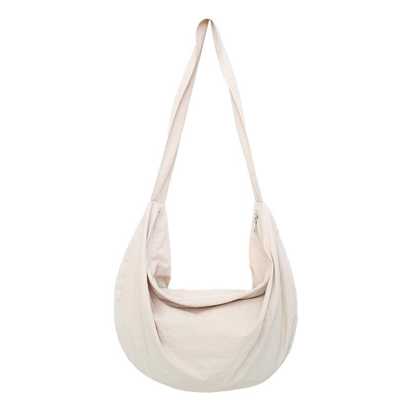 Lazy Wind Large-capacity Cloth Bag Nylon Commuter Bag Women's New Simple and Versatile Tote Bag