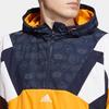 adidas Sport Lifestyle Series Color Block Comfortable Long Sleeve Hoodie Men Hoodies Yellow HE9892