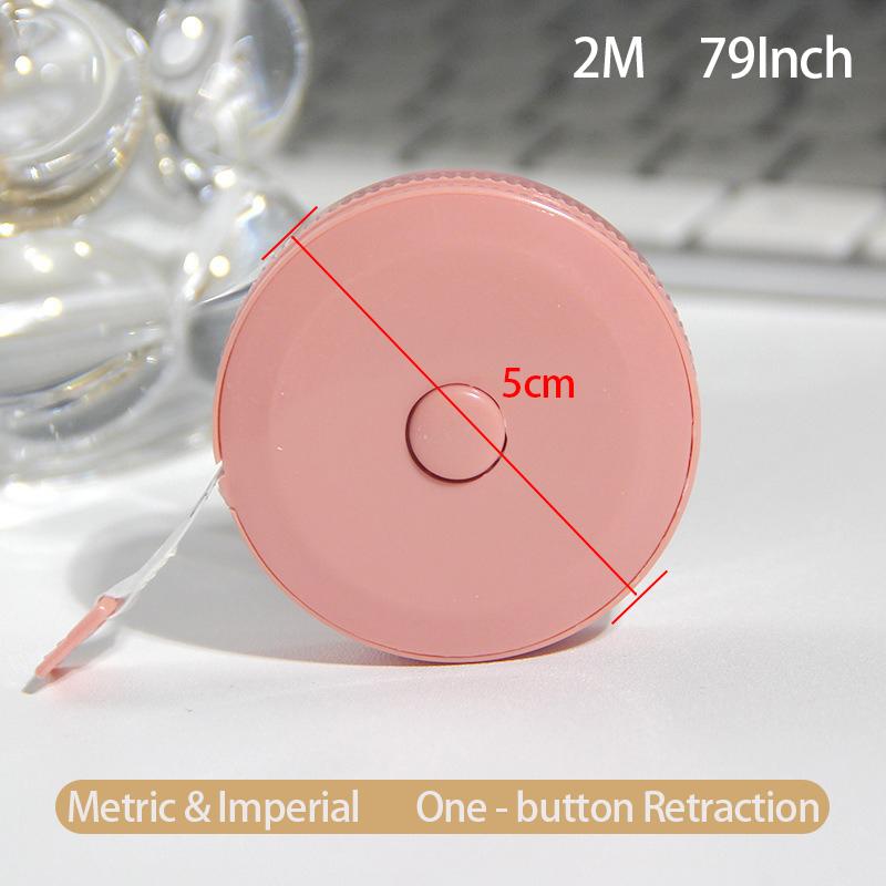 Mini Roulette Portable Measuring Tape Metric Tape In Inches Retractable Metric Tape Sewing Ribbon Meter