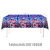 Witcher Team-themed Birthday Party Supplies: Disposable Tablecloths, Paper Plates, Paper Cups, Tableware, Banners, Party Decorations