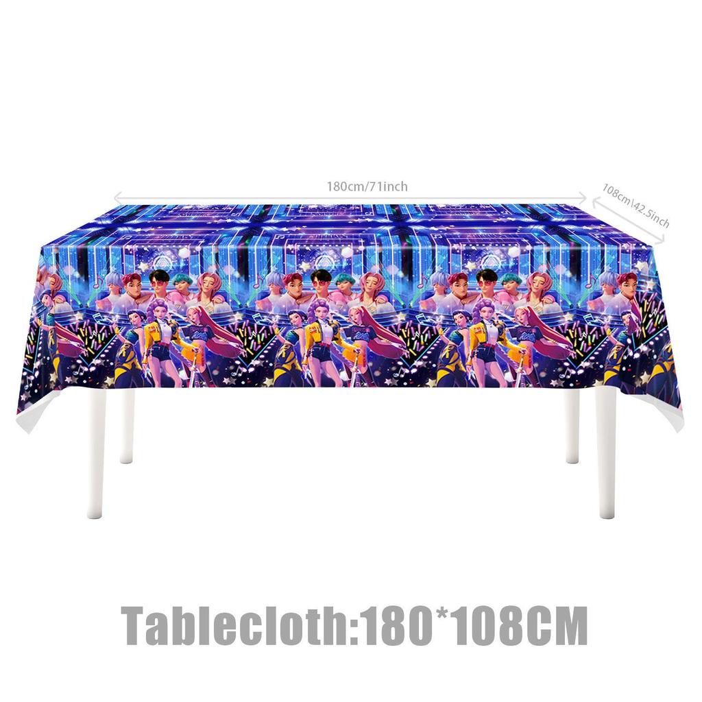 Witcher Team-themed Birthday Party Supplies: Disposable Tablecloths, Paper Plates, Paper Cups, Tableware, Banners, Party Decorations
