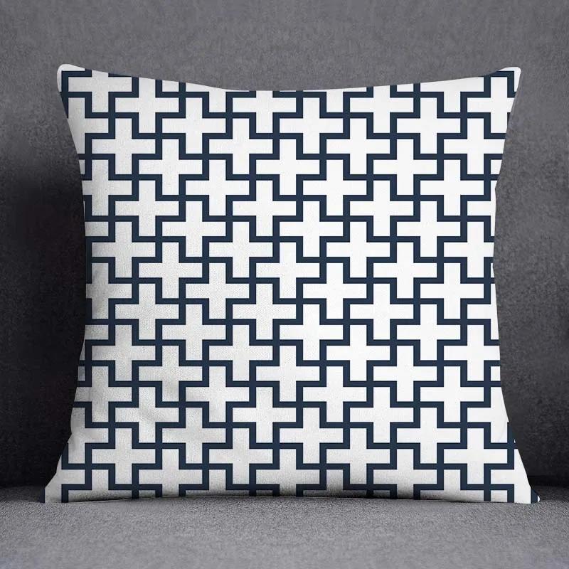 Retro Butterfly Home Decoration Pillowcase Square Office Cushion Cover