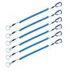 Carabiner Outdoor Key Cord Safety Rope Spring Elastic Rope Spiral Coiled Lanyard Fishing Lanyards