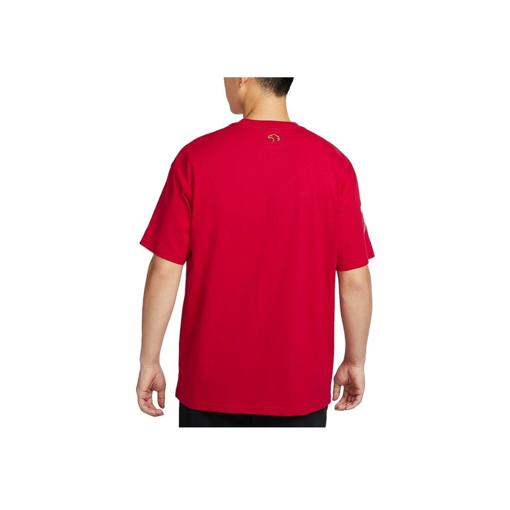 Nike Super League Champion Comfortable Soft Short Sleeve Dopamine T-Shirt Men T-Shirts Sport-Red II5878-620