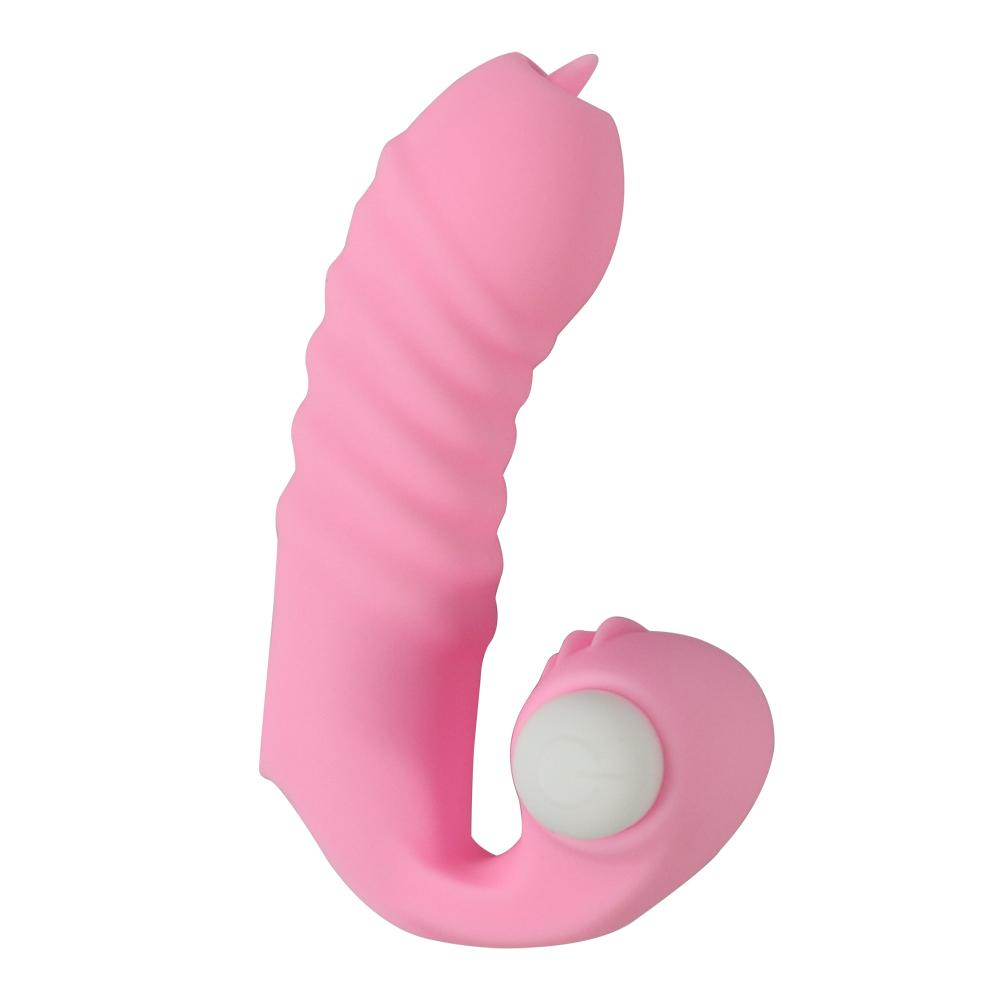 Silicone Tongue Massager Vagina Stimulator Masturbator Adult Sex Toys Mini Finger Vibrator G Spot Female Sex Toys, Sex Toys 18+