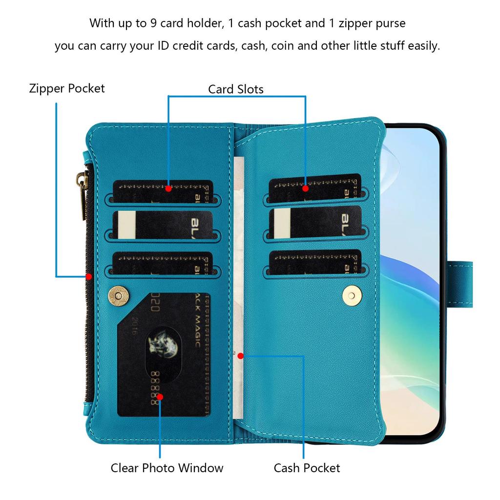 High-End Zipper Card Insert Phone Case for Oneplus Nord 4 5G Overseas Version
