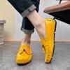 Scarpe Piatte da Uomo con Frange in Pelle Scarpe Casual Mocassini Penny con Nappa Uomo Slip On Mocassini da Uomo Scarpe da Guida Uomo Mocasines Hombre 2026