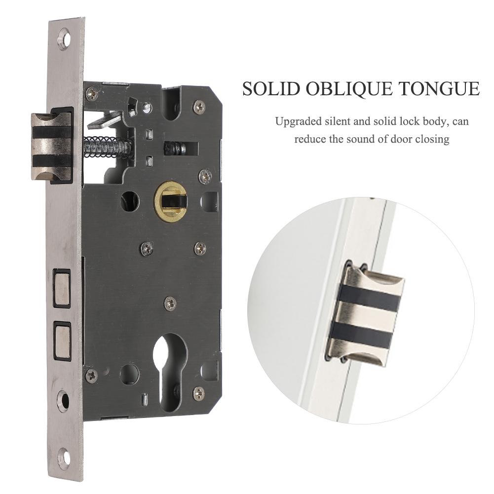 A303 T39 Aluminum Alloy Silent Split Handle Interior Door Lock for Home Security