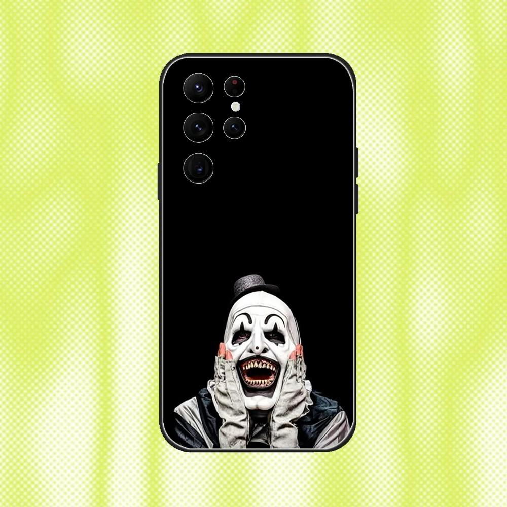 T-TerrifierS Movie Phone Case For Samsung S 25,24,23,22,30,21,10,9,Ultra,Plus,Lite,FE,4,5G Black Soft Case