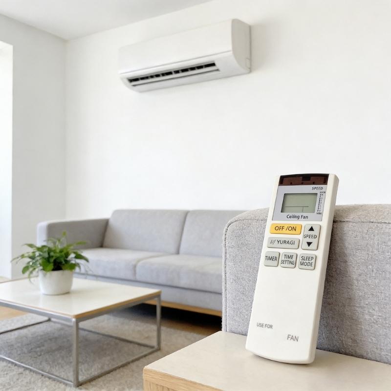 Ersatz-Ventilator-Fernbedienung aus Kunststoff, einfache Installation für Zuhause/Büro