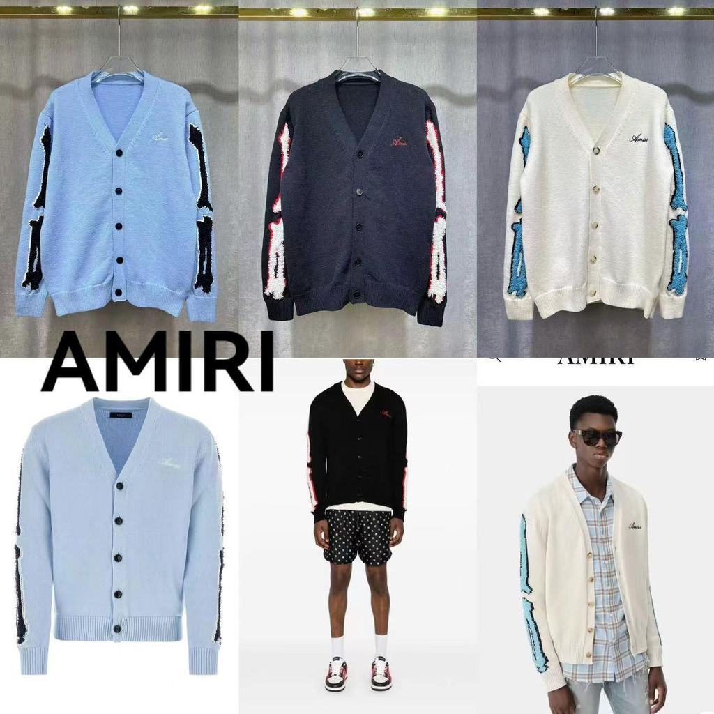 Amiri Herbst/Winter Kapuzenpullover mit Stickerei, Kirin-Arm und AMIRI-Buchstaben für Herren