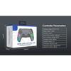 For PS5 Bluetooth Game Controller Hall Joystick Motion Sensing Vibration Wireless Controller with RGB Colorful Lighting Effect