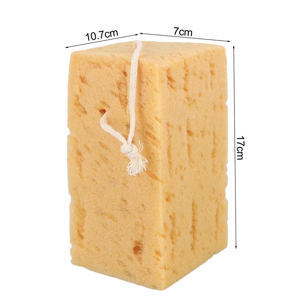 Convenient Package Car Washing Sponge Sponge Yellow