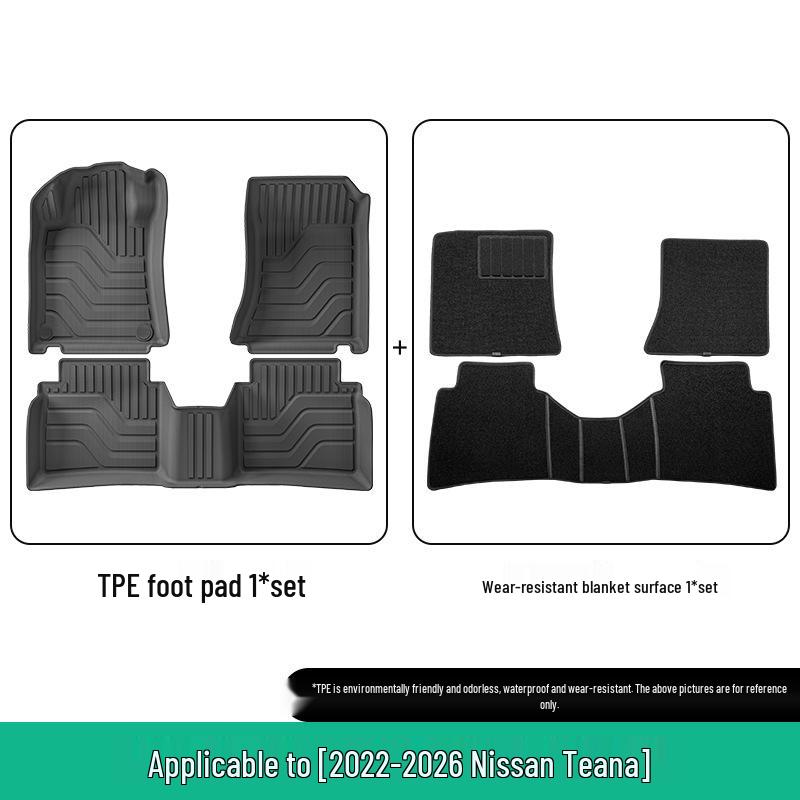 2022-2026 Nissan Altima Dirt-Resistant TPE Floor and Trunk Mats