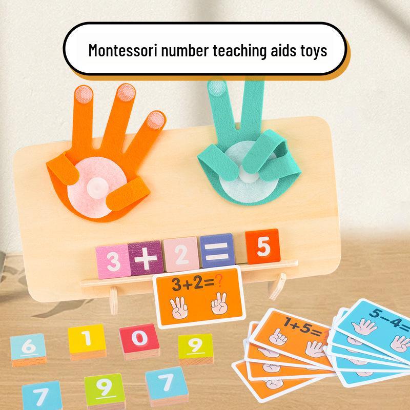 Montessori Math Learning Aids for Kids: Educational Toys for Addition & Subtraction