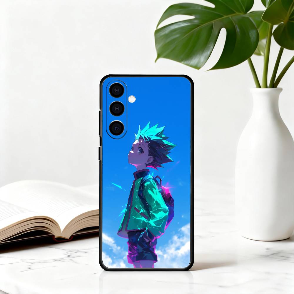 H-Hunter G-Gon F-Freecss H-Hunter-GF Phone Case For Samsung Galaxy A73,A72,A71,A70,A53,A52,A51,Soft Silicone Black Cover
