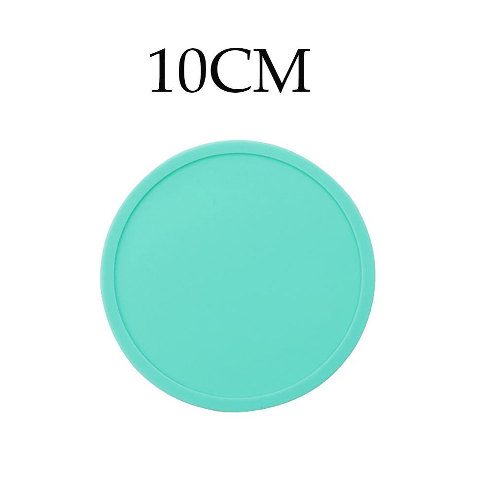 1 PieceAnti Slip and Anti Overflow Coaster Tea Cup and Coffee Coaster Circular Mold Silicone Insulated Table Mat for Home Use