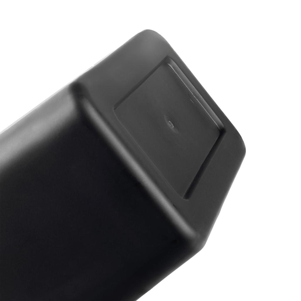 KADAX Mülleimer zur Abfalltrennung Eimer Groß Schwarz mit Deckel