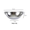 ZISIZ Stainless Steel Korean Style Ingot Snack Bowl