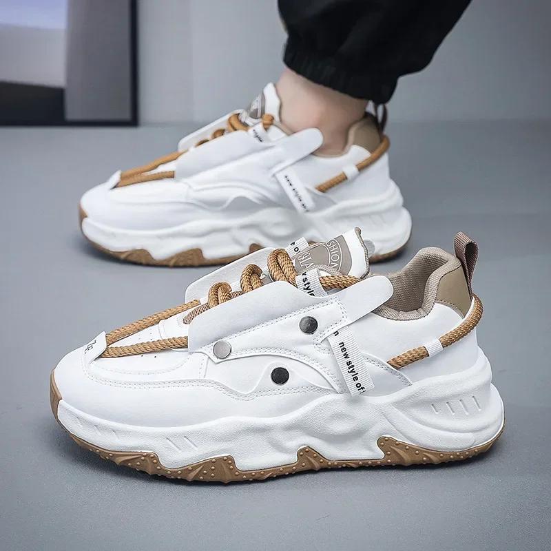 Fashion Men Casual Shoes High-quality Comfortable Outdoor Sneakers Breathable Training Shoe Non-Slip Wear-Resistant Platform Sneakers