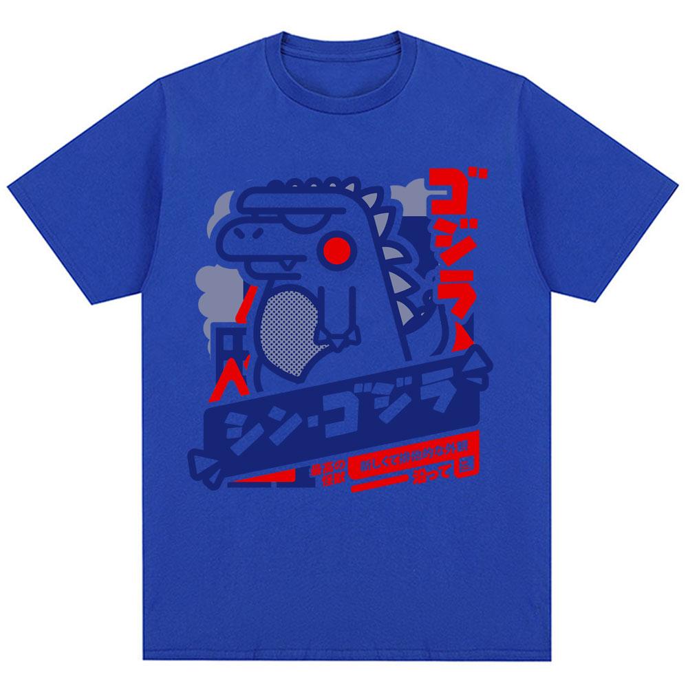 Japanese Style Cute Funny Monster T-Shirt Trendy Men Women Novelty T Shirt Oversized Soft Cotton Casual Harajuku T Shirts Gifts