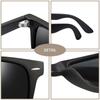 Joopin Square Sunglasses Polarized UV Protection Trendy Designer Sunglasses for Men Black Mirror Normal Size Women, B01-Matte + Blue. ,