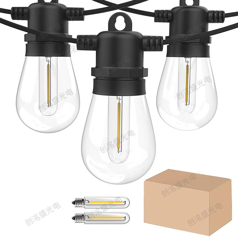 S14 High-Voltage Outdoor LED String Lights - Waterproof IP65 Wedding, Bar, & Camping Decoration