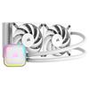 Corsair - Icue H100i Rgb Elite - Cpu Liquid Cooler - 2 X 120mm Af Elite Pwm Fans - White -