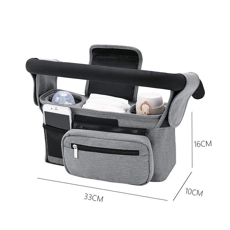 Universal Stroller Hanging Organizer: Versatile Baby Stroller Handbag and Mommy Crossbody Storage