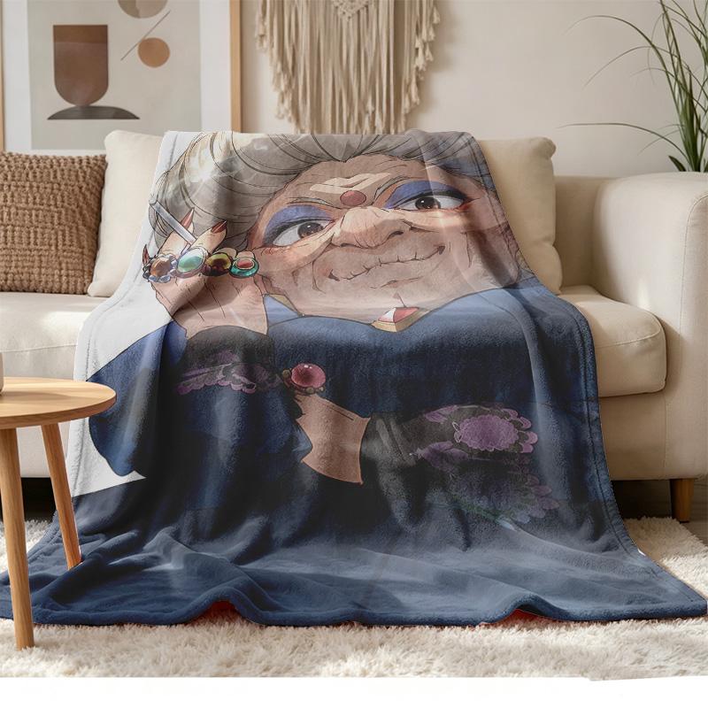 Spirited Away Soft and Comfortable Flannel Suitable for Sofas Living Rooms Outdoor Camping Travel and Also Makes a Great Anniversary Gif