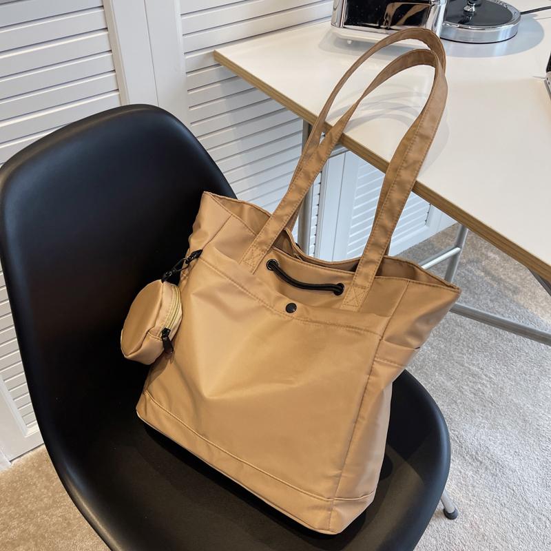 Nylon Women'S Bag Large Capacity Multifunction Waterproof Tote Student Shoulder Bag Travel Handbag Shopping