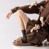 Female Spring and Autumn Sweet College Wind Cloth Label Wood Ear Lace In The Cylinder Pile Socks