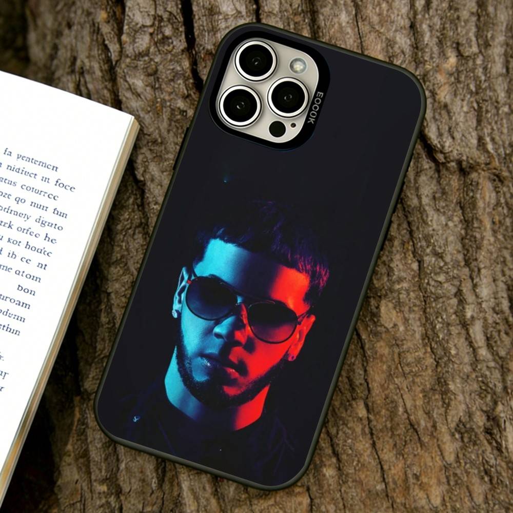 Anuel AA Phone Case For iPhone 17,16,15,14,13,12,11 Plus,Pro Max,XS,Colorful Silver Phone case Funda Cover