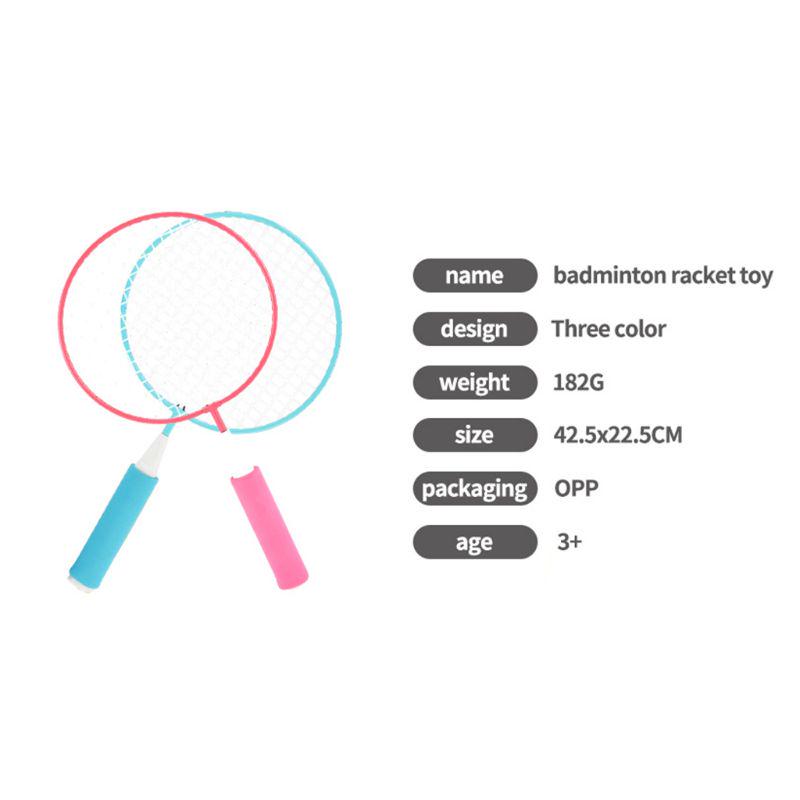 Federballschläger Kids Sport Fitness Game Racket Toy 2PCS Badminton Federballschläger Kids Sport Fitness Game Racket Toy 2PCS Badminton