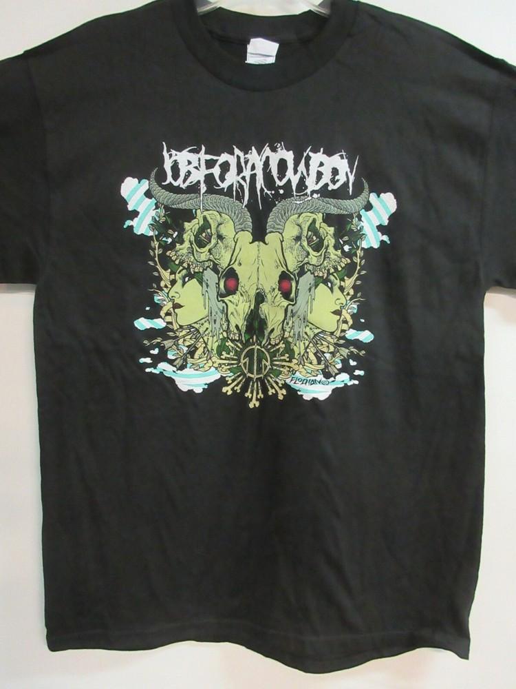 JOB FOR A COWBOY  OFFICIAL MERCH RORSCHACH CONCERT MUSIC SHIRT LARGE Unisex T-Shirt M