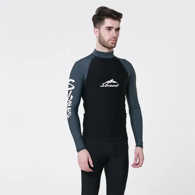 SBART Men s Long Sleeve Anti-Jellyfish Wetsuit Top 2XL
