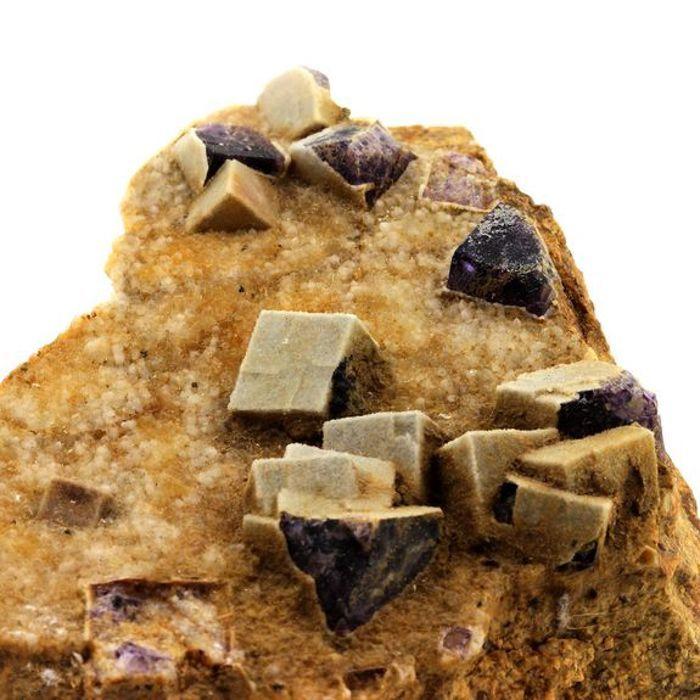 Steine ​​und Mineralien. Fluorit. 1658.0 ct. Montluçon, Allier, Frankreich.