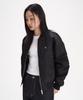 Slow Record House Pixel Crop Bomber Jacket_Black