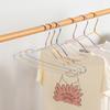 5pcs Clothes Hangers for Children Metal Non-slip Children's Clothes Hanger Household Bedroom Wardrobe Storage Drying Racks