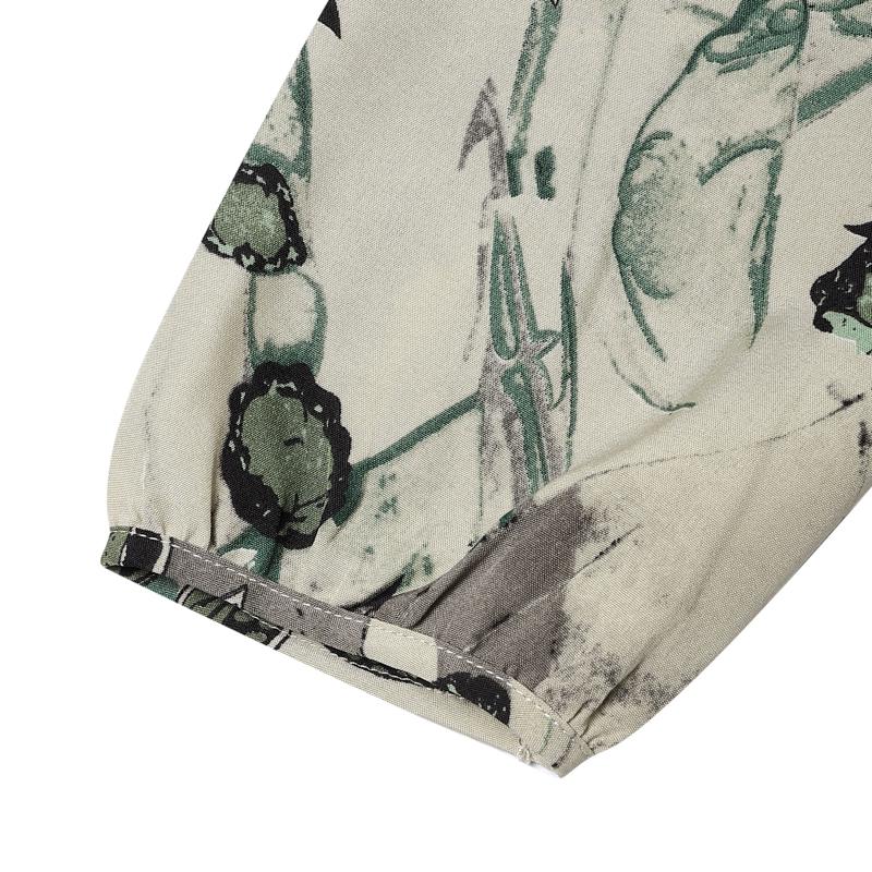 ZANZEA Women Casual O-neck Long Sleeve Print Long Dress
